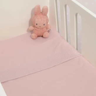 Σετ 2 Σεντόνια Λίκνου 75x110 Με Φάσα Πικέ Oliver Baby Design 452