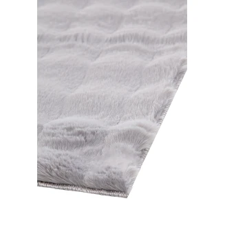 Γούνινο Χαλί Bunny Bubble Grey Royal Carpet - 67 X 140 Cm