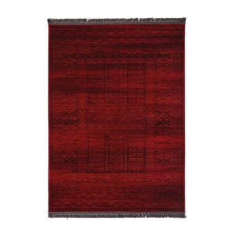 Κλασικό Χαλί Afgan 7504H D.Red Royal Carpet - 2(67X140)+1(67X220)