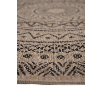 Χαλί Καλοκαιρινό Ψάθα Φ.200 Royal Carpet Avanos 8894 Black