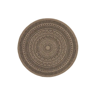 Πατάκι Καλοκαιρινό Ψάθα 80x150 Royal Carpet Avanos 8894 Black