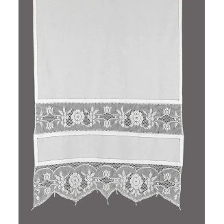 Κουρτίνα Με Τούνελ 140x260 Silk Fashion 097 Λευκό