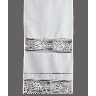 Κουρτίνα Με Τούνελ 90x130 Silk Fashion 343 Λευκό