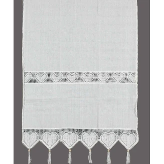 Κουρτίνα Με Τούνελ 200x270 Silk Fashion 432 Λευκή
