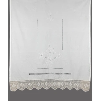 Κουρτίνα Με Τούνελ 150x180 Silk Fashion 4878A Λευκό