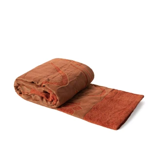 Ριχτάρι Πολυθρόνας 150x180 Silk Fashion 5178  Πορτοκαλί