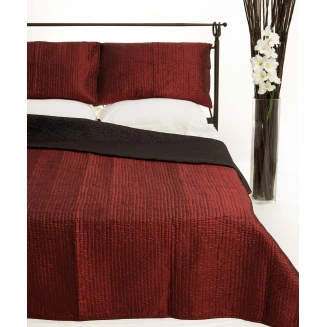 Κουβερλί Σετ Υπέρδιπλο 220x240 Silk Fashion 6330 Μπορντώ