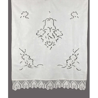 Κουρτίνα Με Τούνελ 120x150 Silk Fashion 662 Λευκό