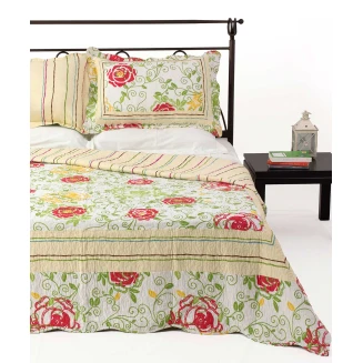 Κουβερλί Σετ Υπέρδιπλο 225x250 Silk Fashion 9142