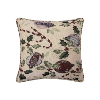 Χριστουγεννιατικες Μαξιλαροθηκες (45Cm X 45Cm) 718 Silk Fashion