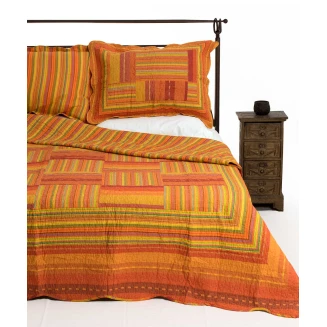 Κουβερλί Σετ Υπέρδιπλο 220x240 Silk Fashion 8014