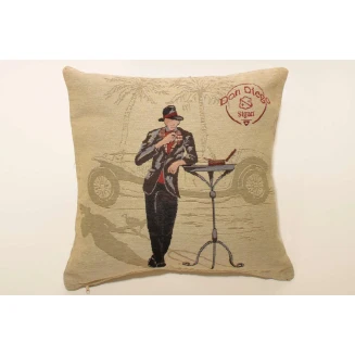 Μαξιλαροθήκη Διακοσμητική 45x45 Silk Fashion   Don Diego