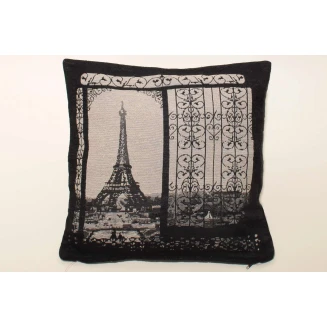 Μαξιλαροθήκη Διακοσμητική 45x45 Silk Fashion   Eiffel Tower
