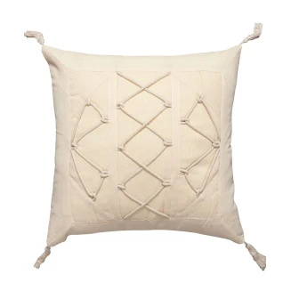 Μαξιλαροθήκη Διακοσμητική 45x45 Silk Fashion   Κορδόνι3