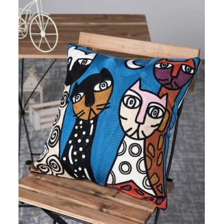 Μαξιλαροθηκη (45Cm X 45Cm) Πολύγαζο81 Silk Fashion