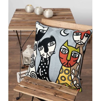 Μαξιλαροθηκη (45Cm X 45Cm) Πολύγαζο93 Silk Fashion