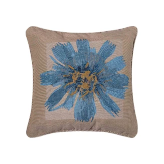 Μαξιλαροθήκη Διακοσμητική 45x45 Silk Fashion   Σενίλ Λουλούδι3