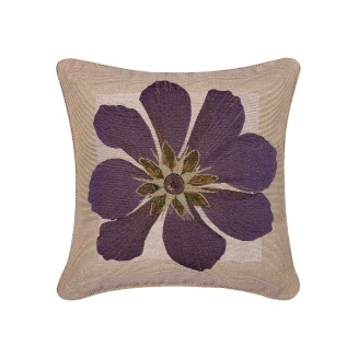 Μαξιλαροθήκη Διακοσμητική 45x45 Silk Fashion   Σενίλ Λουλούδι5