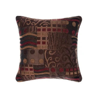 Μαξιλαροθήκη Διακοσμητική 45x45 Silk Fashion 602  Πυκνό Καφέ