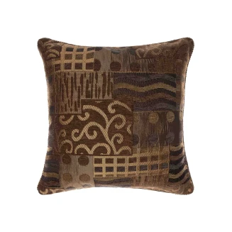 Μαξιλαροθήκη Διακοσμητική 45x45 Silk Fashion 602  Πυκνό Λαδί
