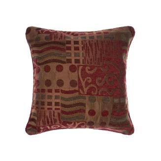 Μαξιλαροθήκη Διακοσμητική 45x45 Silk Fashion 602  Πυκνό Μπορντώ