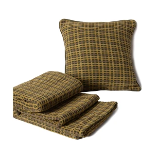 Μαξιλαροθήκη Διακοσμητική 45x45 Silk Fashion Multisquare   Πράσινο