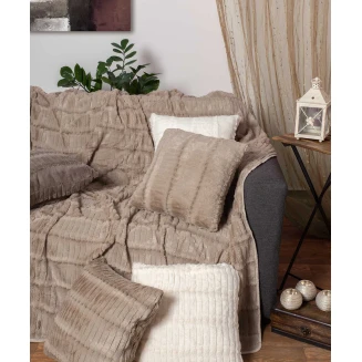 Μαξιλαροθήκη Διακοσμητική 65x65 Silk Fashion Stripe   Μπέζ