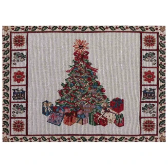 Χριστουγεννιάτικα Σουπλά (35Cm X 45Cm) Έλατο Silk Fashion