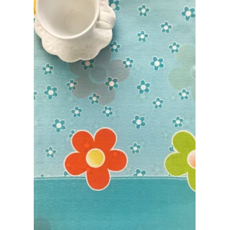 Τραπεζομάντηλο Αλέκιαστο Ροτόντα R150 Silk Fashion  177 Σιέλ