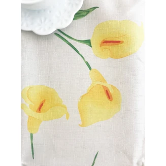 Τραπεζομάντηλο Αλέκιαστο 170x220 Silk Fashion 5611 Λευκό