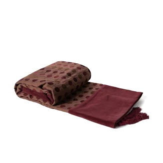 Ριχτάρι Πολυθρόνας 150x180 Silk Fashion 602 πουά   Μελιτζανί