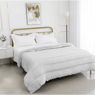 Κουβερτοπάπλωμα Damask (240Cm X 260Cm) Light Grey Silk Fashion