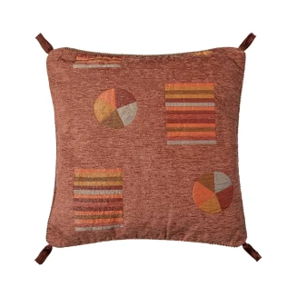 Μαξιλαροθήκη Διακοσμητική 45x45 Silk Fashion   392/393 Καφέ