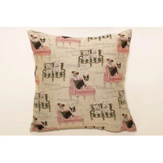 Μαξιλαροθήκη Διακοσμητική 45x45 Silk Fashion   Dogs 