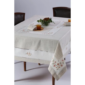 Τραπεζομάντηλο Φαγητού Με Πετσέτες 170x220 Silk Fashion 8007