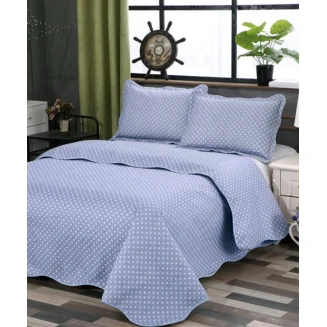 Κουβερλί Σετ Υπέρδιπλο 220x240 Silk Fashion Dot Grey