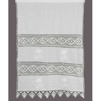 Κουρτίνα Με Τούνελ 90x130 Silk Fashion NT1-2 Λευκό