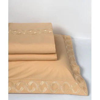 Σεντόνια Βαμβακερά ( 230Cm X 250Cm 2X 50Cm X 70Cm) M110 Χρυσό Silk Fashion