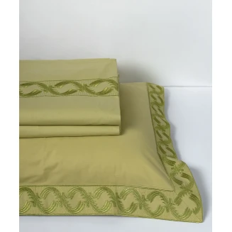 Σεντόνια Βαμβακερά ( 230Cm X 250Cm 2X 50Cm X 70Cm) M110 Πράσινο Silk Fashion