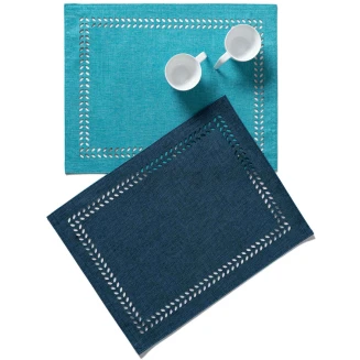 Σουπλά 35x45 Silk Fashion Bg18 Τυρκουάζ-Ράφ