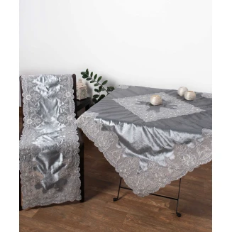 Τραβέρσα 40x170 Silk Fashion Yl169-14b Velvet Γκρί