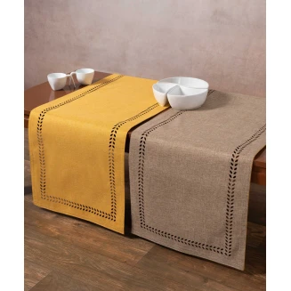 Τραβέρσα 40x120 Silk Fashion Bg18 Kίτρινο-Άμμου