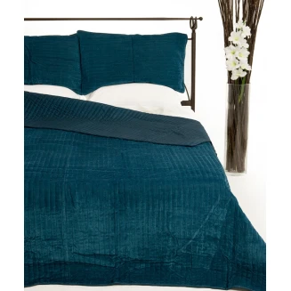 Κουβερλί Σετ Υπέρδιπλο 220x240 Silk Fashion Velvet Ράφ