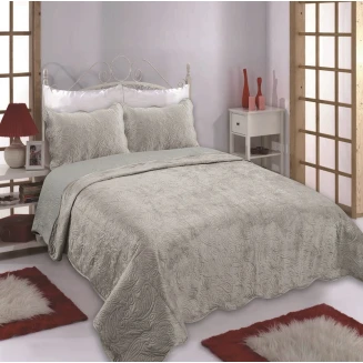 Κουβερλί Σετ Μονό 160x220 Silk Fashion Supersoft Nx 2212 Beige