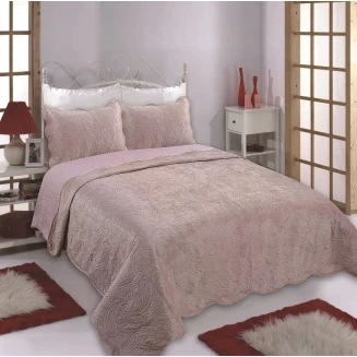 Κουβερλί Σετ Υπέρδιπλο 220x240 Silk Fashion Supersoft Nx 2212 Syklamen