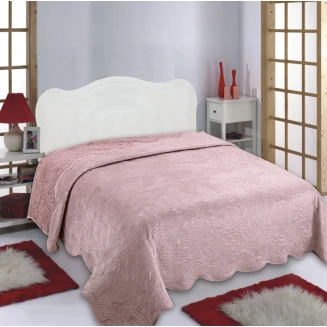 Κουβέρτα Βελούδο Με Sherpa Nx2211 (160Cm X 220Cm) Pink Silk Fashion