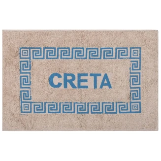 Πατάκι 40x60 Μαίανδρος Silk Fashion Κρήτη Σιέλ