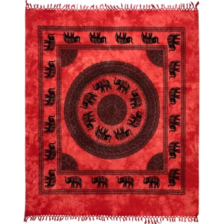 Πετσέτα Θαλάσσης Pestemal Διπλό Silk Fashion 220x240 18 Κόκκινο