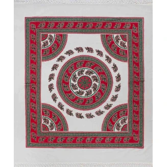Πετσέτα Θαλάσσης Pestemal Διπλό Silk Fashion 220x240 9 Κόκκινο