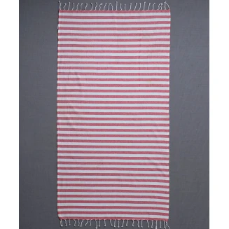 Πετσέτα Θαλάσσης Pestemal 90x180 Silk Fashion sf1750 Κόκκινο